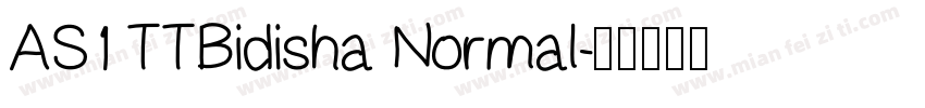 AS1 TTBidisha Normal字体转换